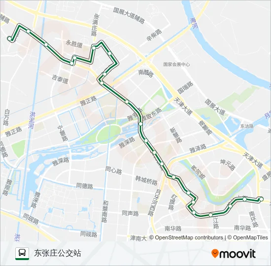 202路 Bus Line Map