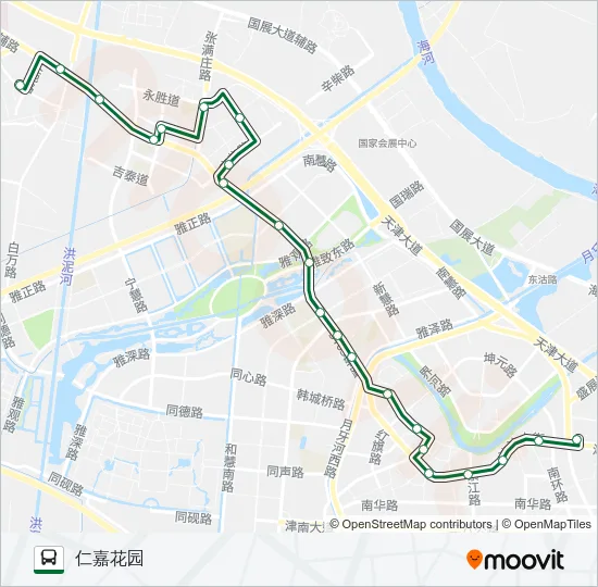 202路 Bus Line Map