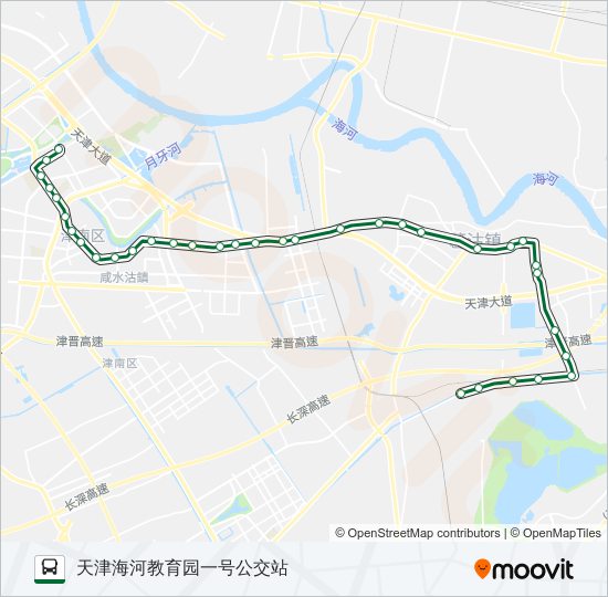 204路 bus Line Map