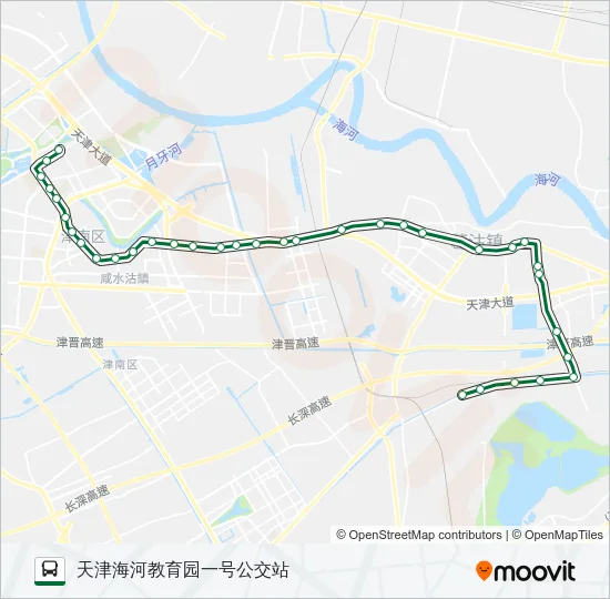 204路 Bus Line Map