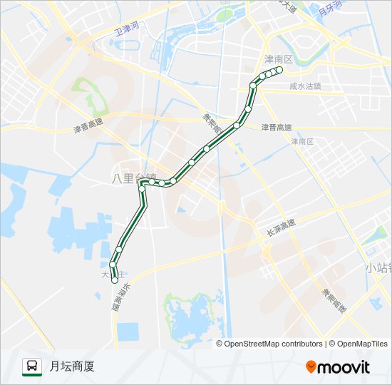 206路 bus Line Map