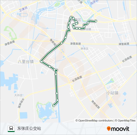 207路 bus Line Map
