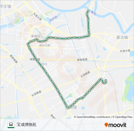 208路 Bus Line Map