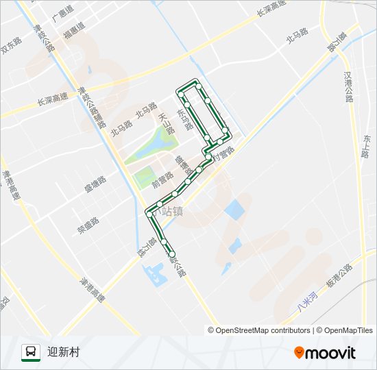 公交209路的线路图