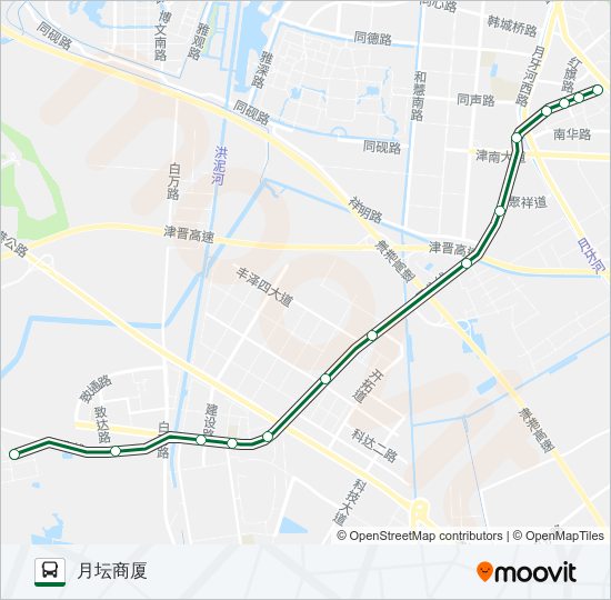 210路 bus Line Map