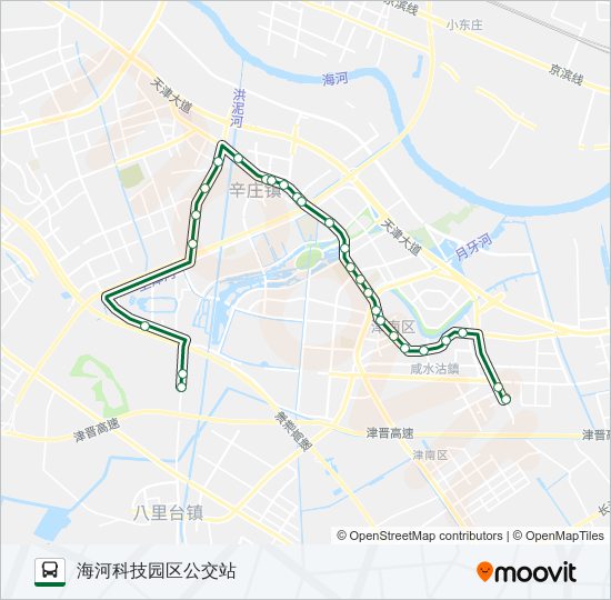 公交214路的线路图