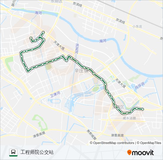 公交215路的线路图