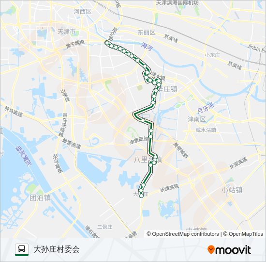 216路 bus Line Map
