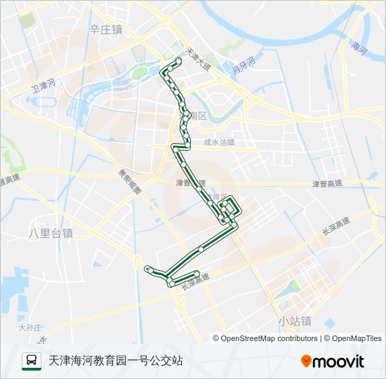 217路 bus Line Map