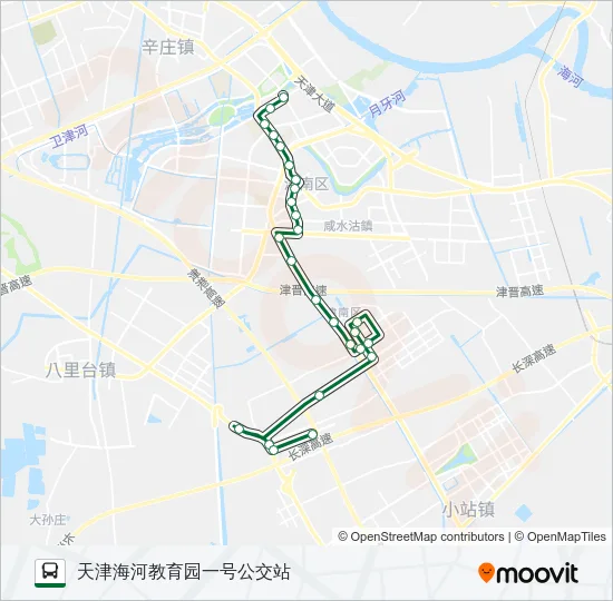 217路 Bus Line Map