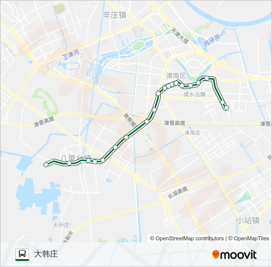 218路 Bus Line Map