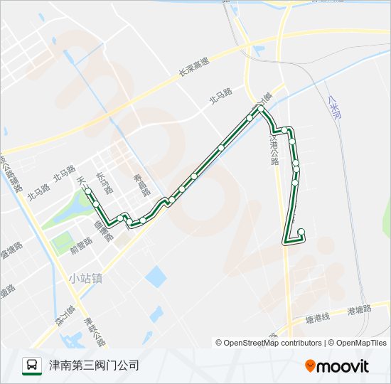 221路 bus Line Map