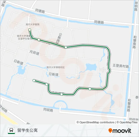 公交225路的线路图
