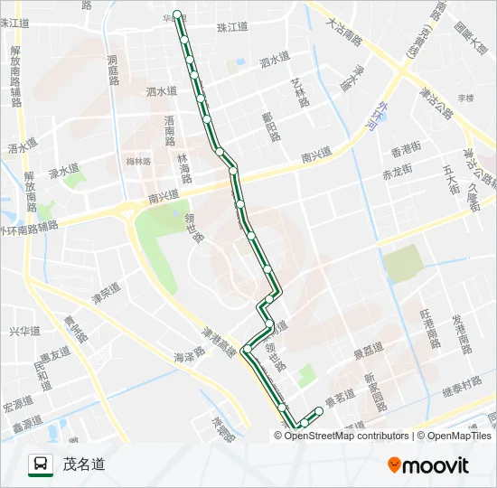 304路 Bus Line Map
