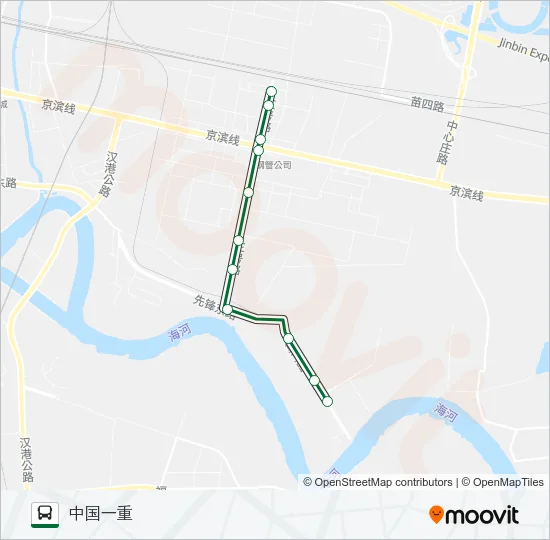 307路 Bus Line Map