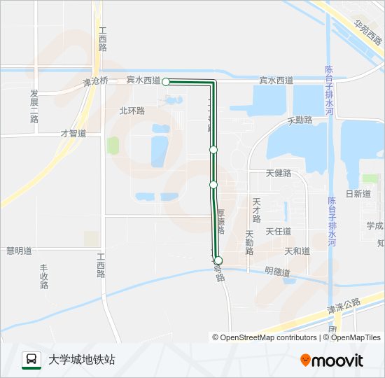 公交311路的线路图