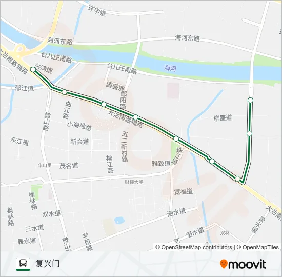 321路 Bus Line Map