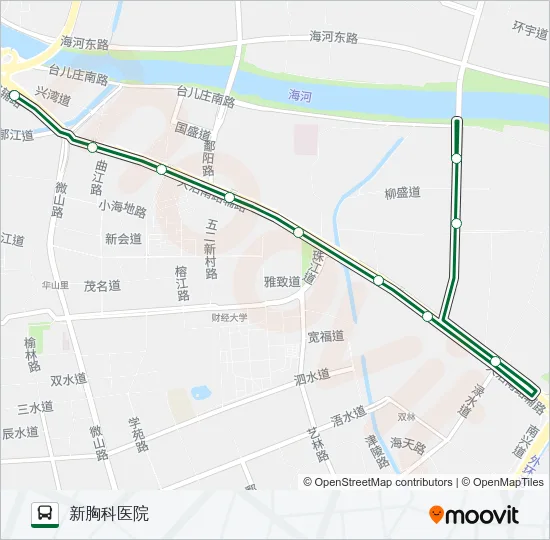 公交321路的线路图