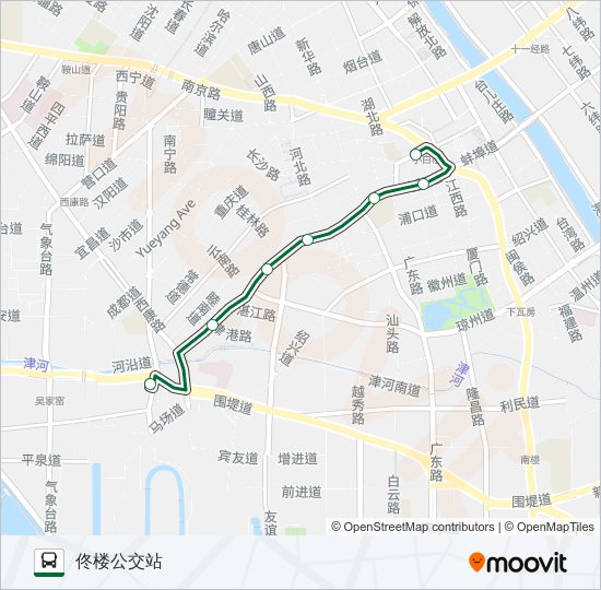 325路 bus Line Map