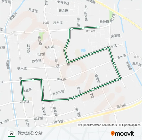 336路 Bus Line Map