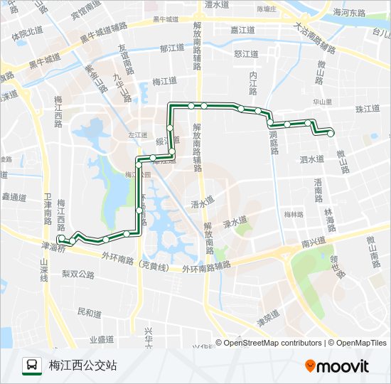 公交337路的线路图