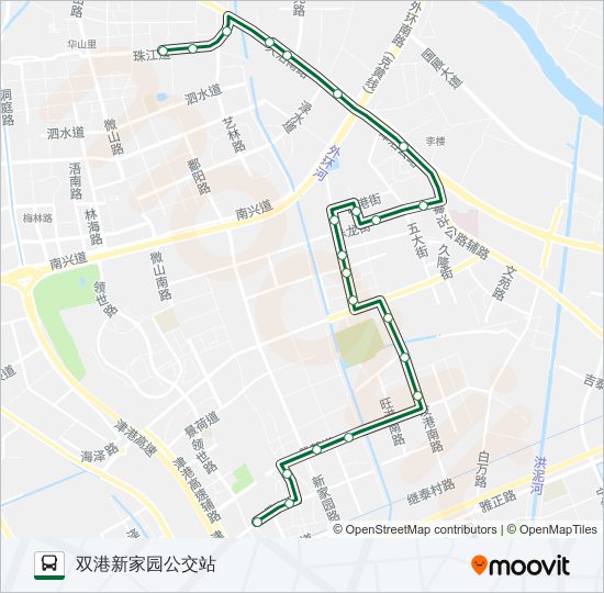 公交342路的线路图