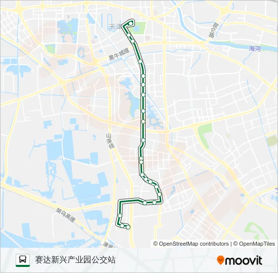636路 Bus Line Map