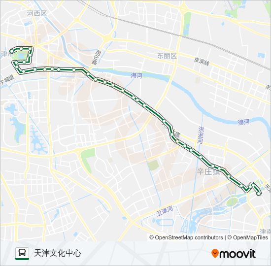 公交655路的线路图