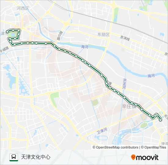 公交655路的线路图