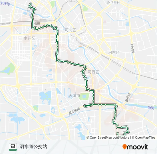 657路 Bus Line Map
