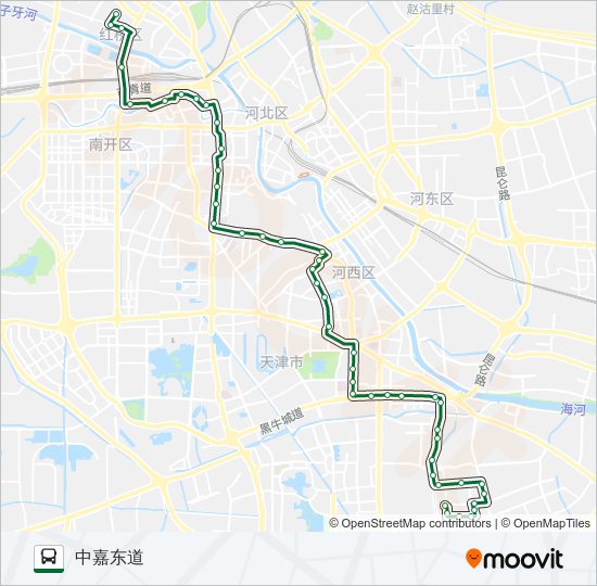 657路 bus Line Map