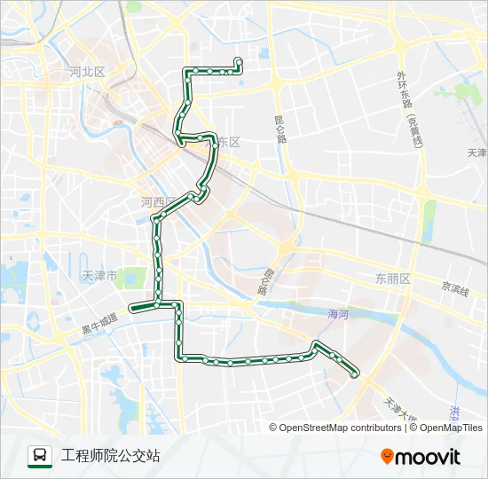 665路 Bus Line Map