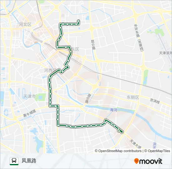 公交665路的线路图