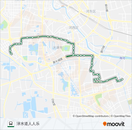 698路 bus Line Map
