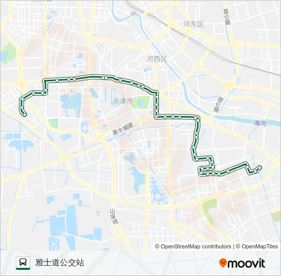 698路 Bus Line Map