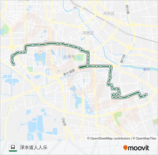 698路 Bus Line Map