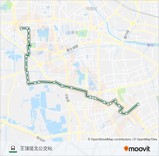 703路 bus Line Map