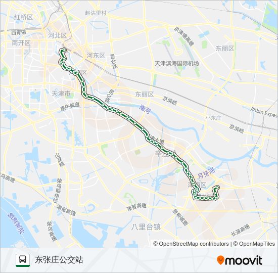 808路 bus Line Map