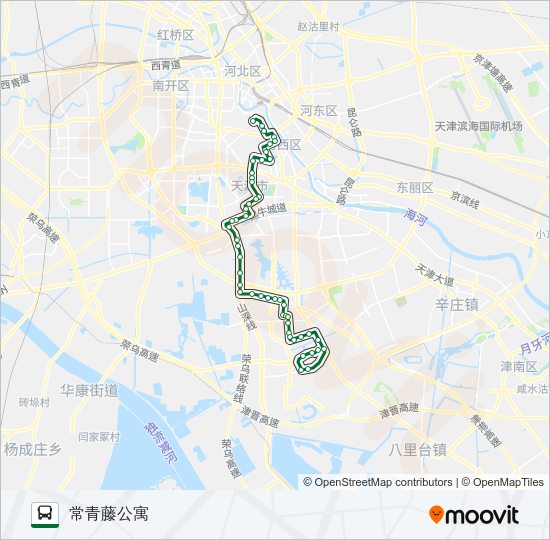 公交826路的线路图