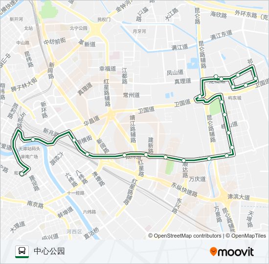 827路 bus Line Map