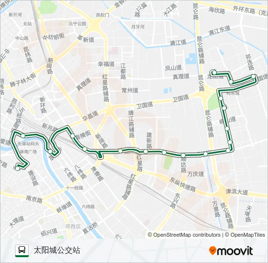 827路 Bus Line Map