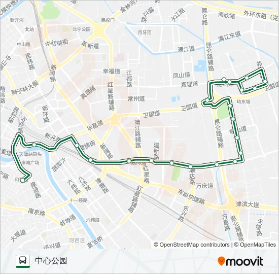 827路 Bus Line Map