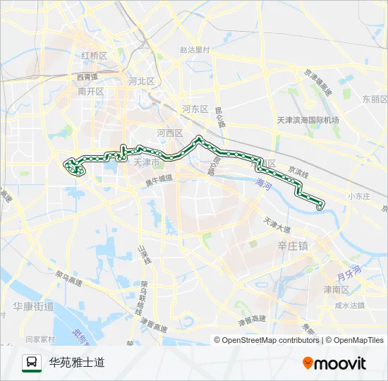 公交872路的线路图