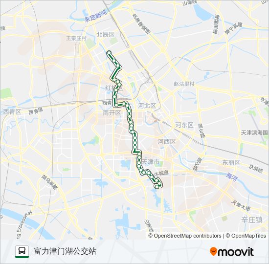 952路 bus Line Map