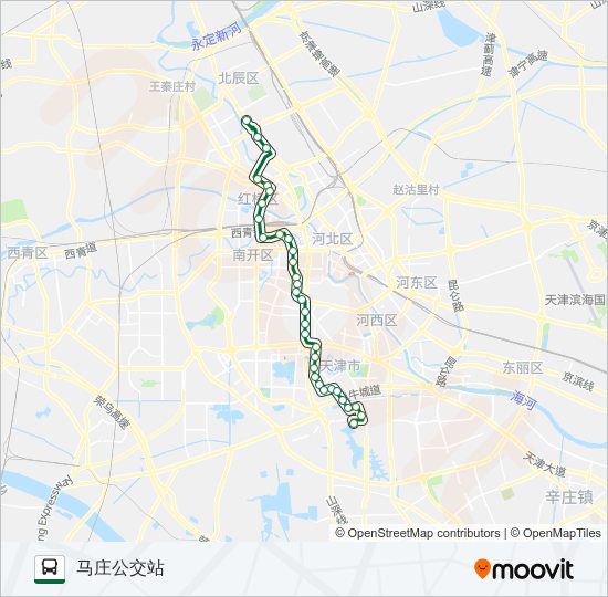 952路 bus Line Map