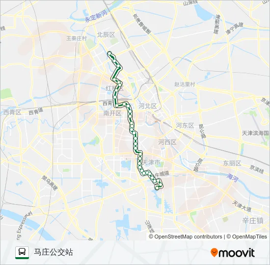 952路 Bus Line Map