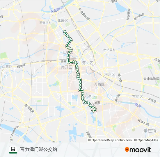 952路 Bus Line Map