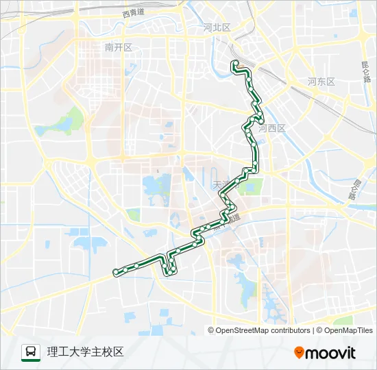 953路 Bus Line Map