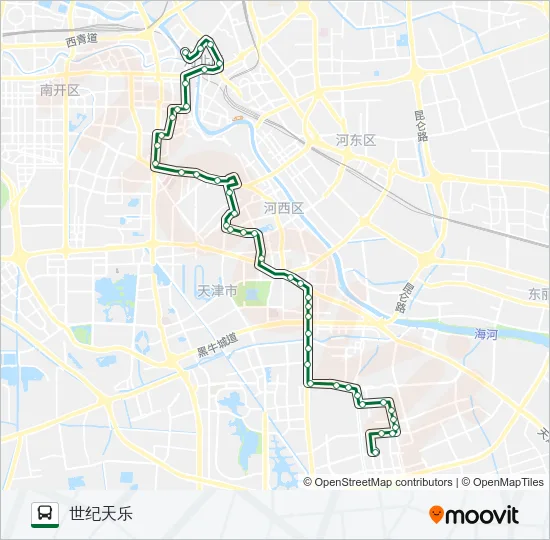 954路 Bus Line Map