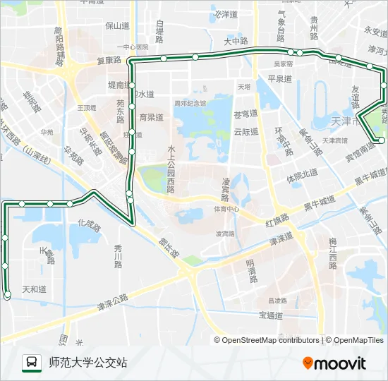 968路 Bus Line Map